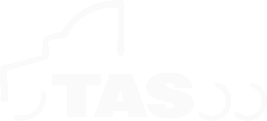 Image of Truckers Accounting Service logo, all white.